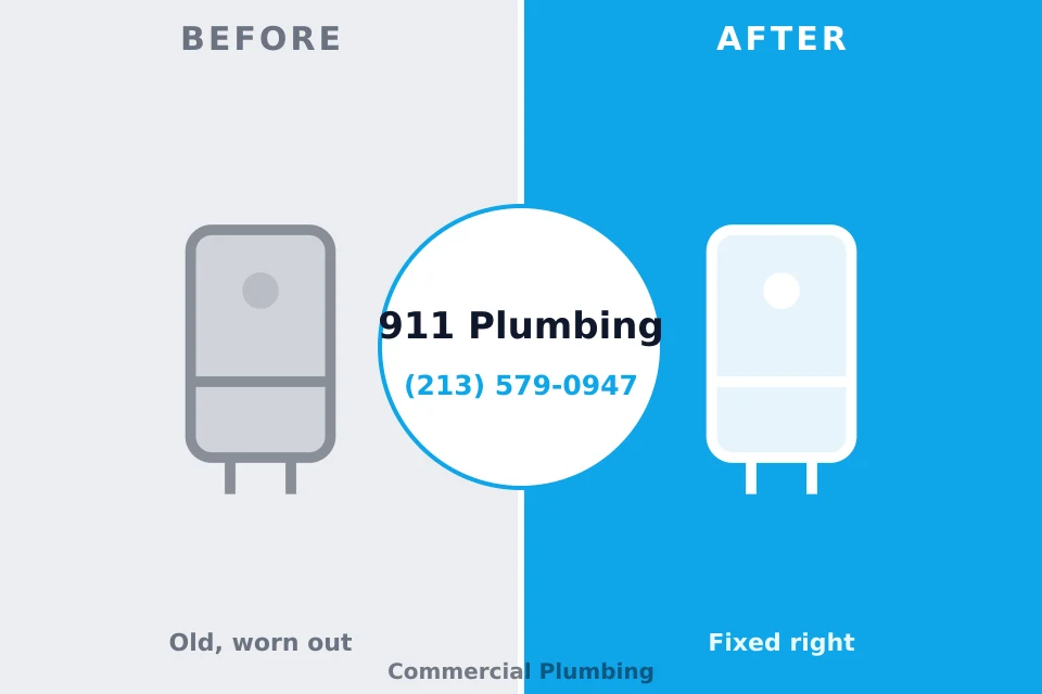 Before and after: plumbing repair Reading, OH